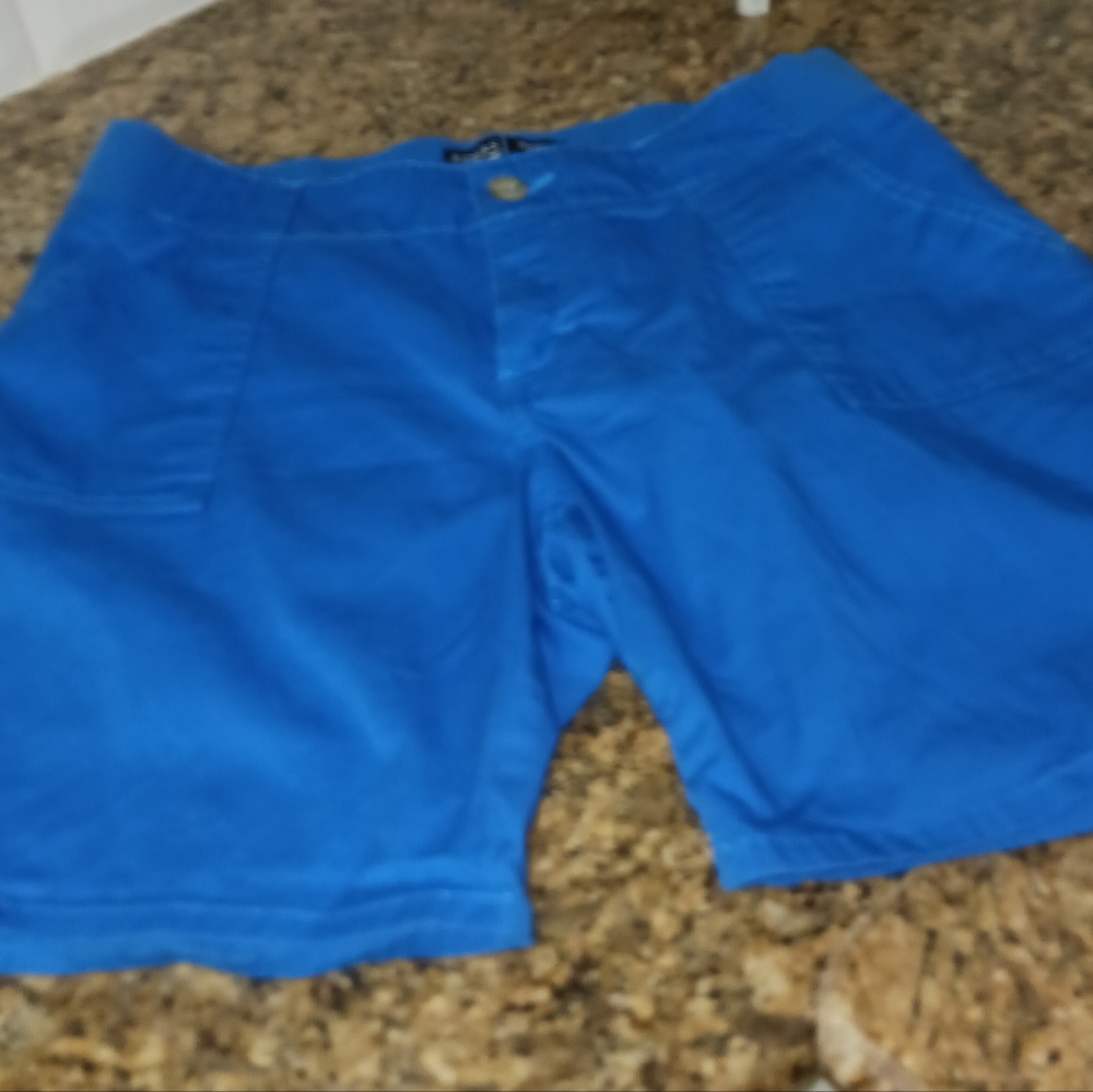 Riders By Lee Blue Mid Rise Shorts Size 8M